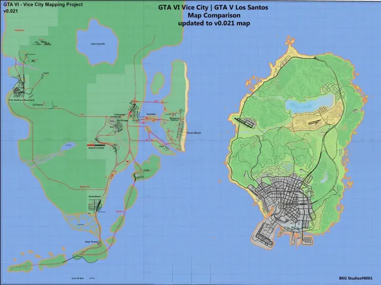 GTA 6: Mapa Vazado pode ser o maior já visto na franquia